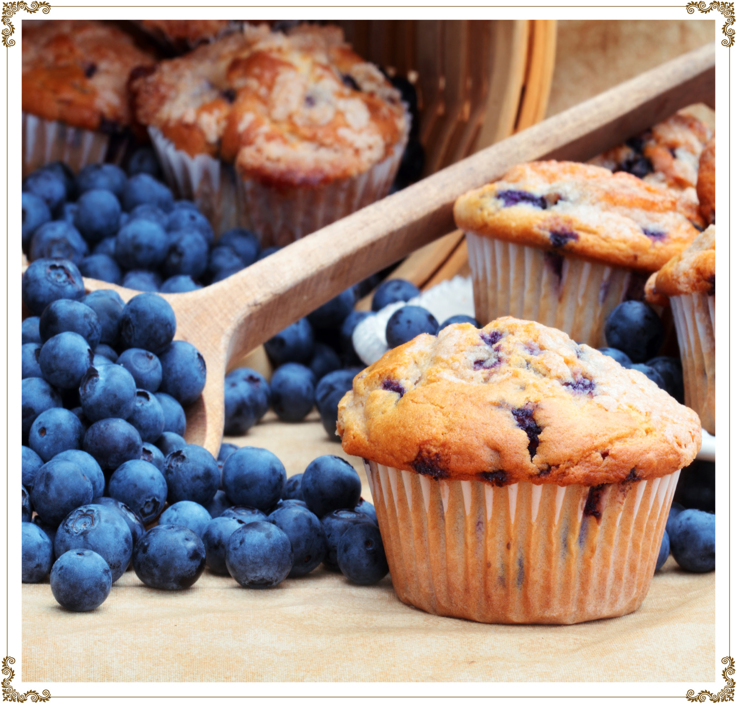 Recette de Muffins bleuets et érable sans gluten et sans produits laitiers de Cuisine l'Angélique.