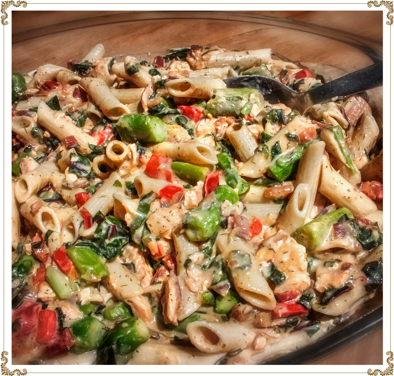Recipe Penne with salmon Gluten-free, Dairy-free, Organic from Cuisine l’Angélique.