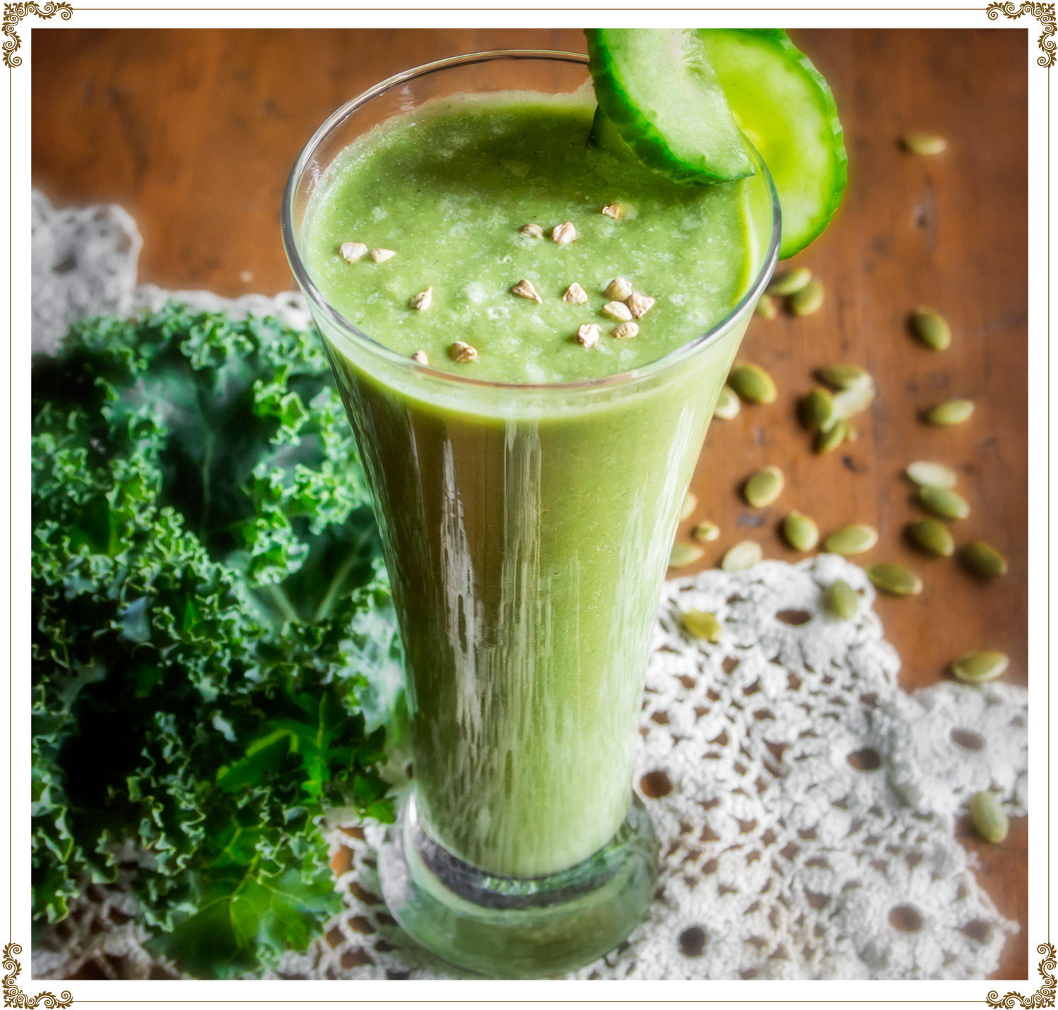 Recette de Smoothie tonifiant sans gluten et sans produits laitiers de Cuisine l'Angélique