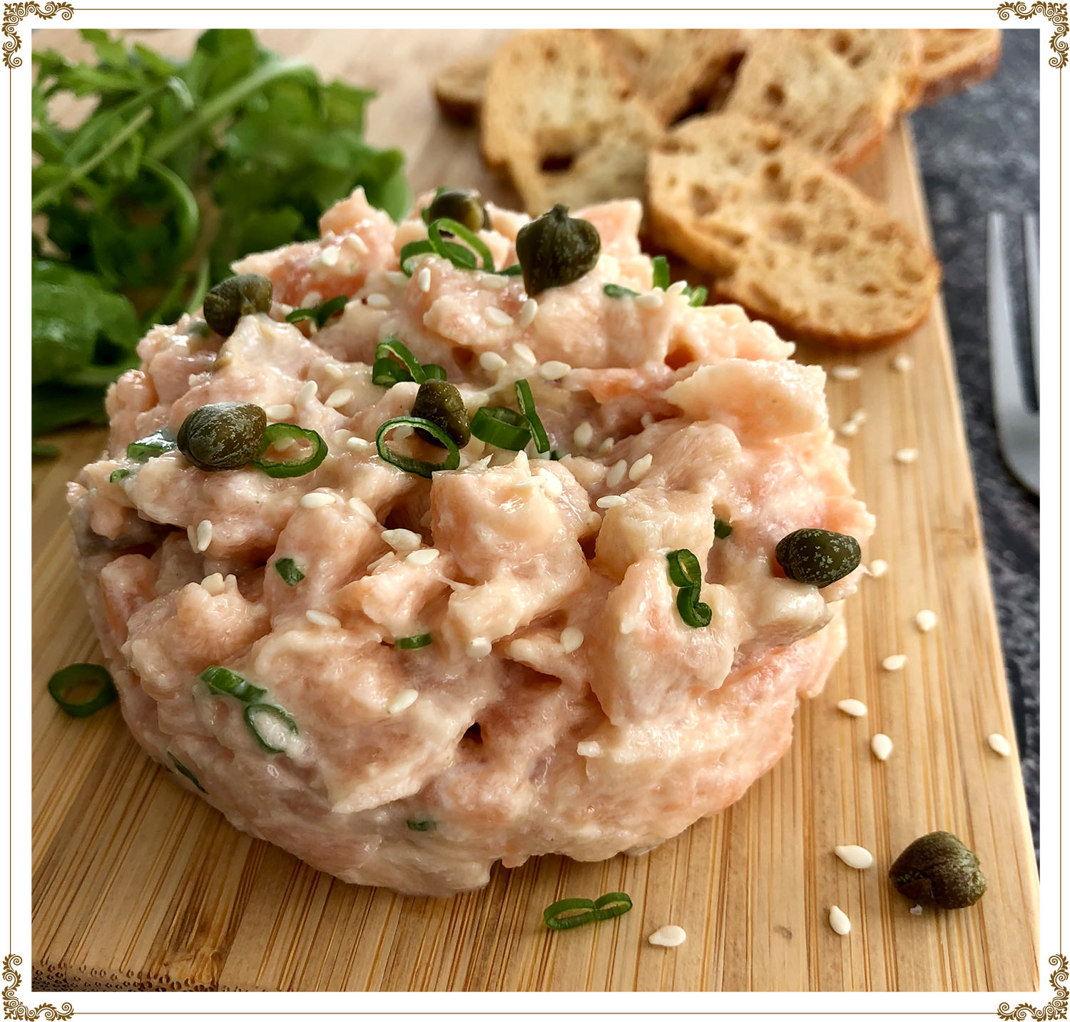 Recipe Tartare of mixed salmon Gluten-free, Dairy-free, Organic from Cuisine l’Angélique.