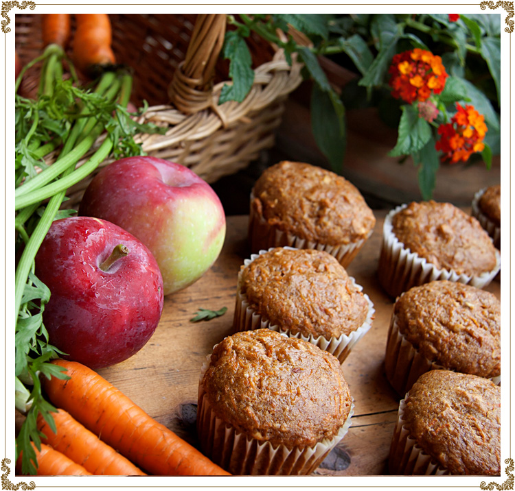 Photo recipe Apple-Carrot Muffins
Gluten-free, dairy-free (casein-free), hypotoxic and vegan
By: Cuisine l'Angélique
