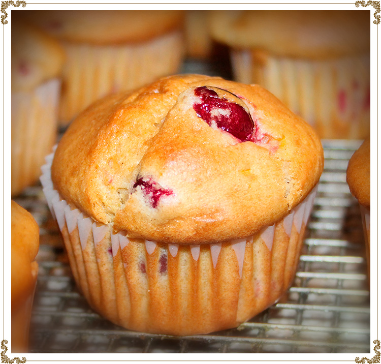 Orange and cranberry muffins Recipe