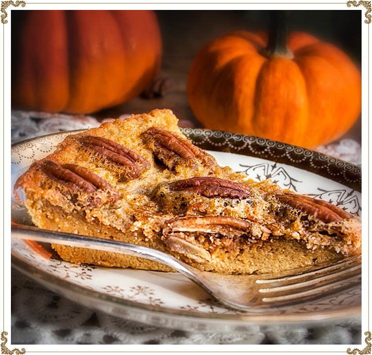 Recipe photo Pumpkin and Pecan Crustless Pie
Gluten-free, dairy-free (casein-free) and hypotoxic
By: Cuisine l'Angélique