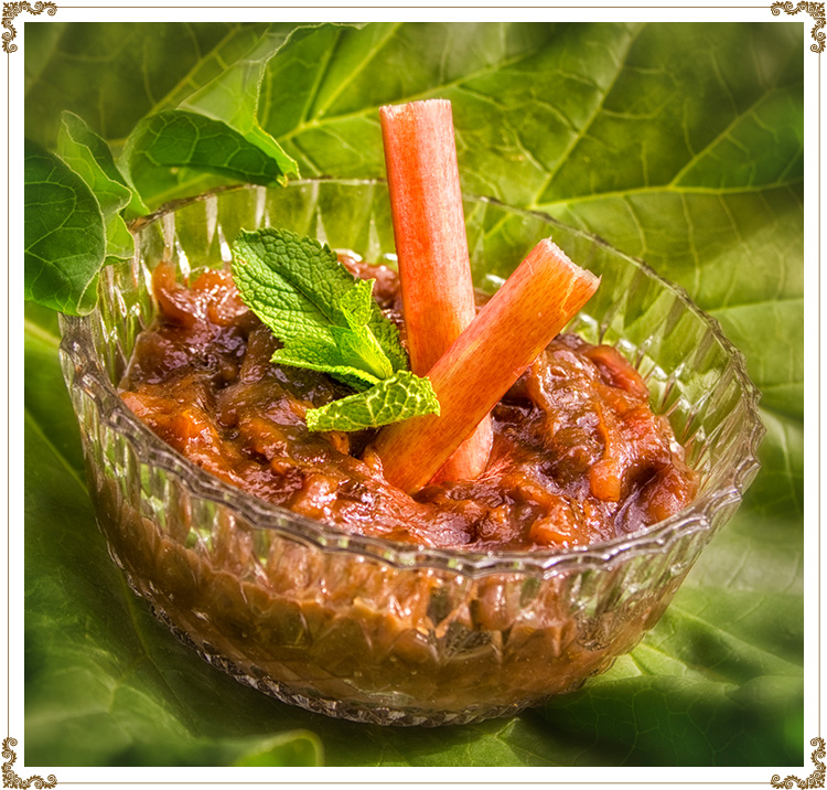 Recipe Rhubarb Confit
Gluten-free, dairy-free (casein-free), hypotoxic and vegan
By: Cuisine l'Angélique
