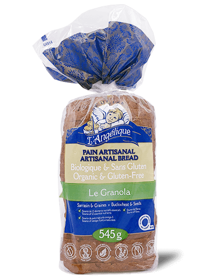 Packaging Le Granola multigrain sliced bread