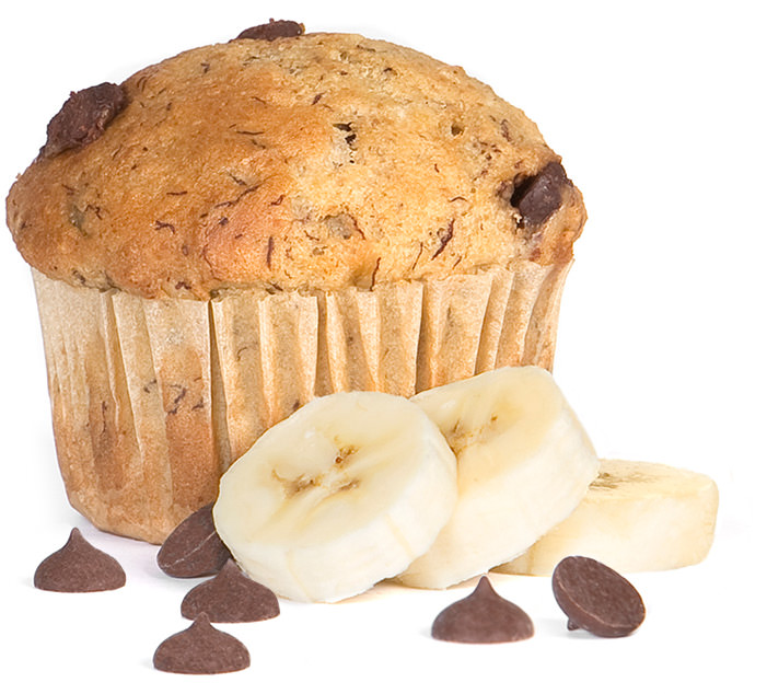 Gluten-free Banana Chocolate Muffins from Cuisine l'Angélique