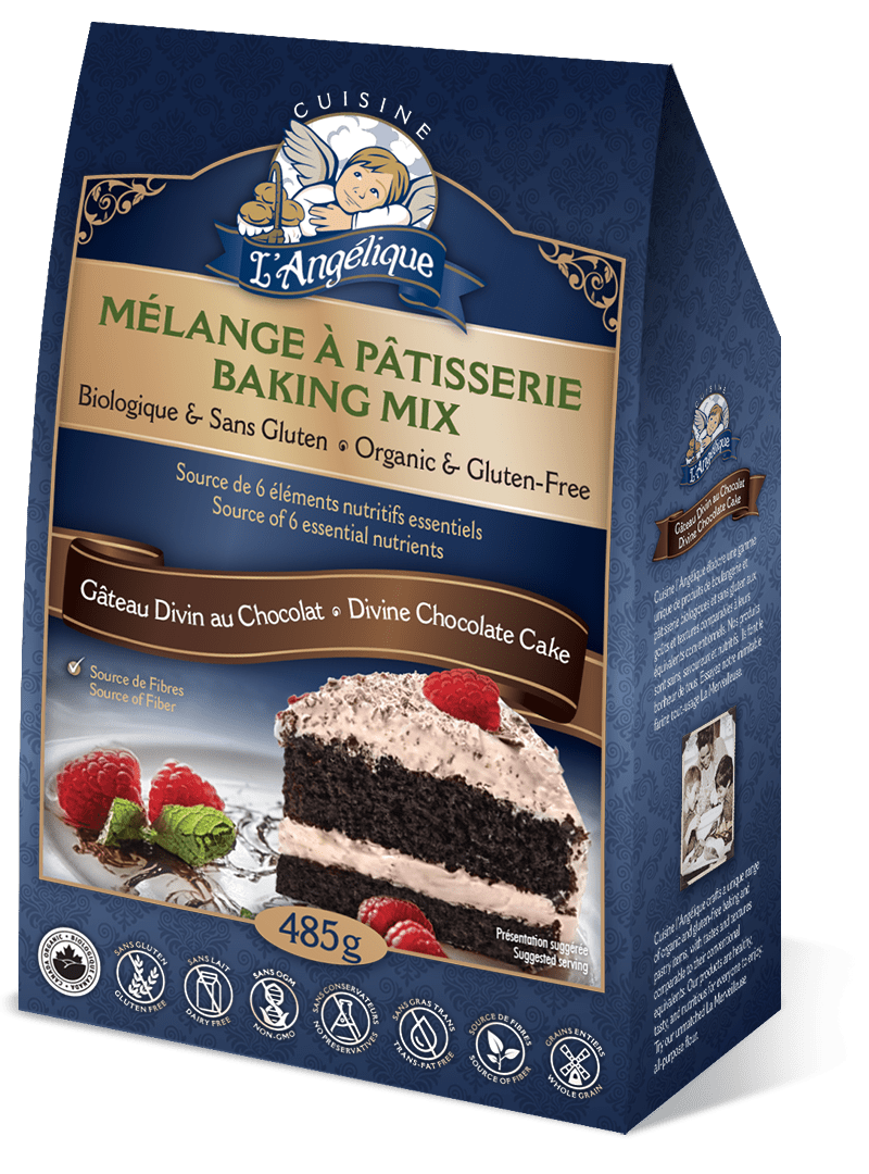 Divine Chocolate Cake mix. Organic, gluten-free and dairy-free